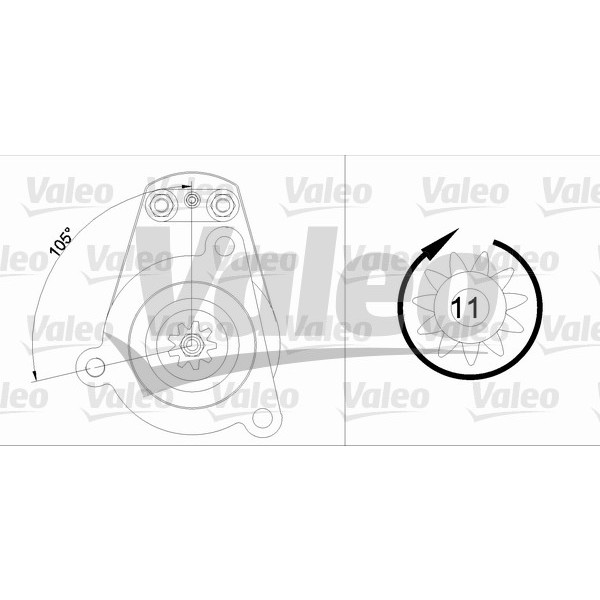 Слика на Анласер VALEO REMANUFACTURED PREMIUM 455541