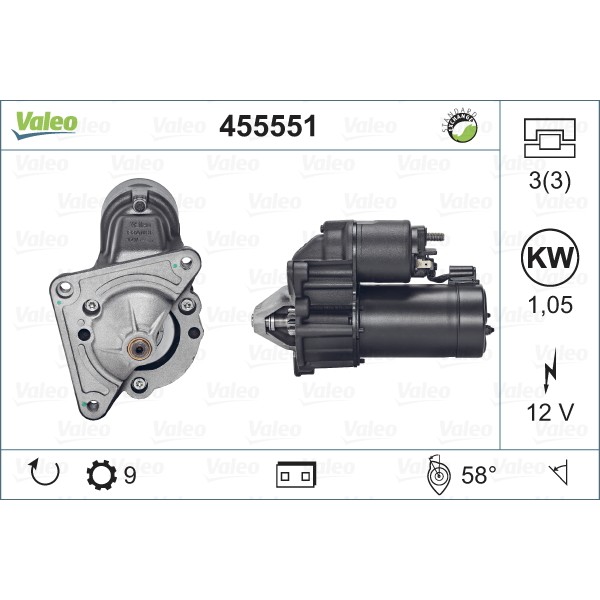 Слика на Анласер VALEO REMANUFACTURED PREMIUM 455551