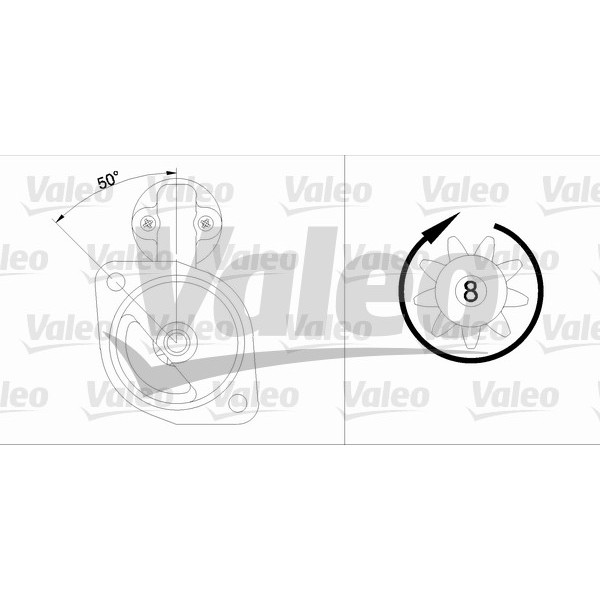 Слика на Анласер VALEO REMANUFACTURED PREMIUM 455557