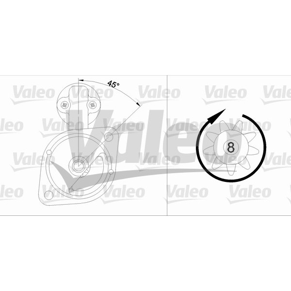 Слика на Анласер VALEO REMANUFACTURED PREMIUM 455558