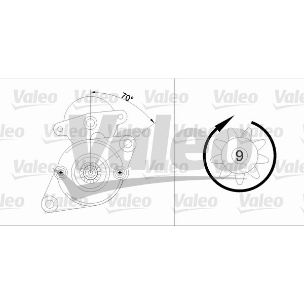 Слика на Анласер VALEO REMANUFACTURED PREMIUM 455578