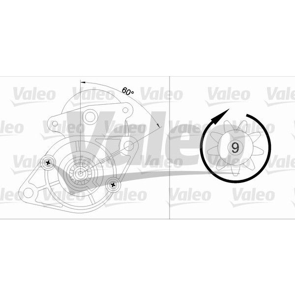 Слика на Анласер VALEO REMANUFACTURED PREMIUM 455587