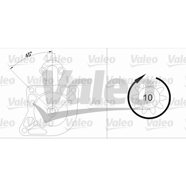 Слика на Анласер VALEO REMANUFACTURED PREMIUM 455605