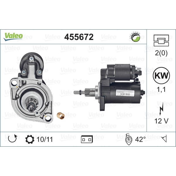 Слика на Анласер VALEO REMANUFACTURED PREMIUM 455672