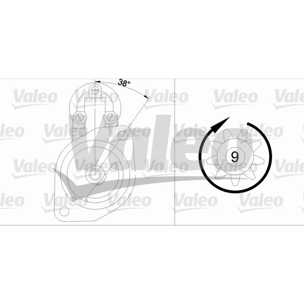 Слика на Анласер VALEO REMANUFACTURED PREMIUM 455686 за Ford Granada 1 Estate (gge) 2.9 i 4x4 - 145 коњи бензин