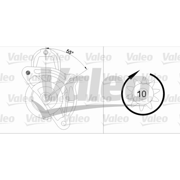 Слика на Анласер VALEO REMANUFACTURED PREMIUM 455687