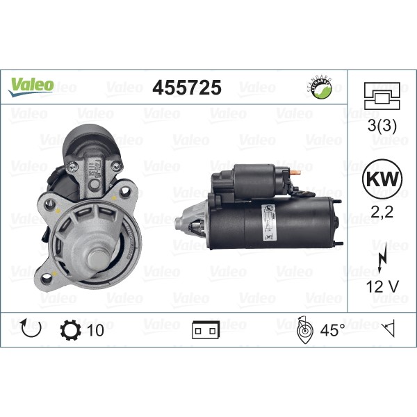 Слика на Анласер VALEO REMANUFACTURED PREMIUM 455725