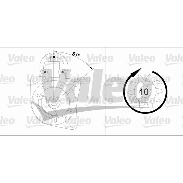 Слика на Анласер VALEO REMANUFACTURED PREMIUM 455726