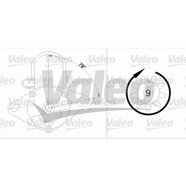 Слика на Анласер VALEO REMANUFACTURED PREMIUM 455737