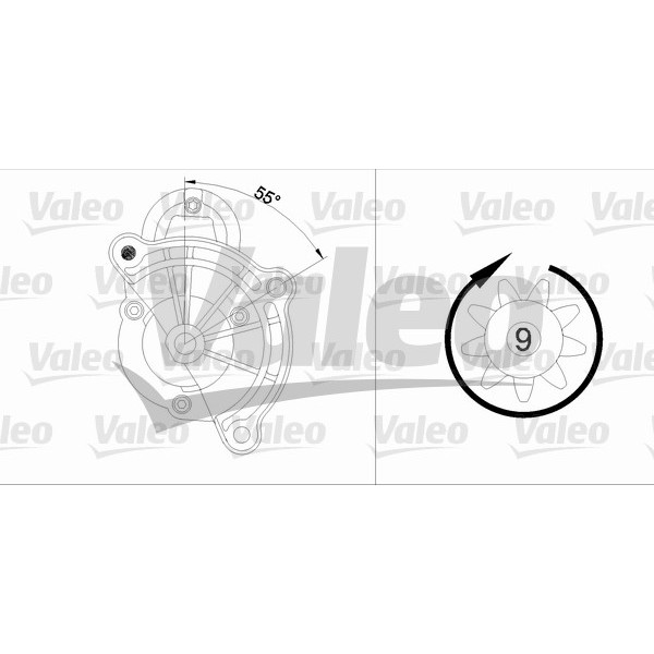 Слика на Анласер VALEO REMANUFACTURED PREMIUM 455748