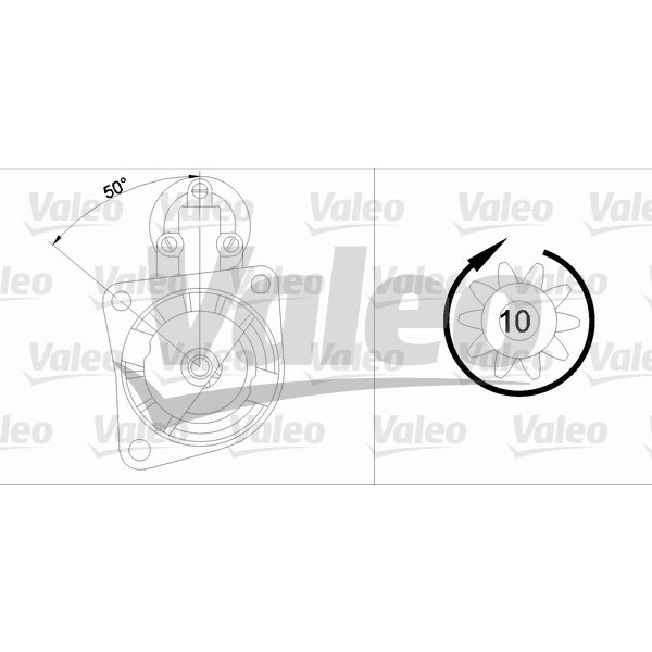 Слика на Анласер VALEO REMANUFACTURED PREMIUM 455774