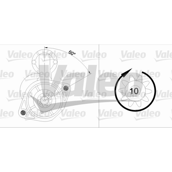 Слика на Анласер VALEO REMANUFACTURED PREMIUM 455905