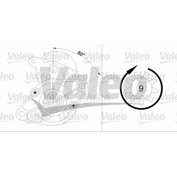 Слика на Анласер VALEO REMANUFACTURED PREMIUM 455924 за Toyota Corolla Liftback (E9) 1.6 i (AE94) - 102 коњи бензин