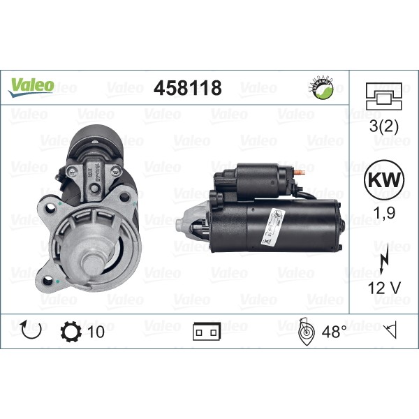 Слика на Анласер VALEO REMANUFACTURED PREMIUM 458118