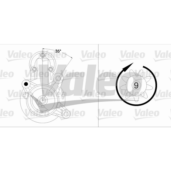 Слика на Анласер VALEO REMANUFACTURED PREMIUM 458204