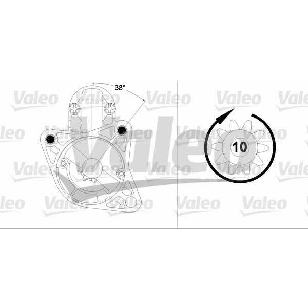 Слика на Анласер VALEO REMANUFACTURED PREMIUM 458207