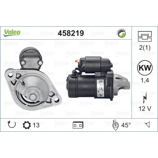 Слика на Анласер VALEO REMANUFACTURED PREMIUM 458219 за Opel Astra J 1.7 CDTI - 131 коњи дизел