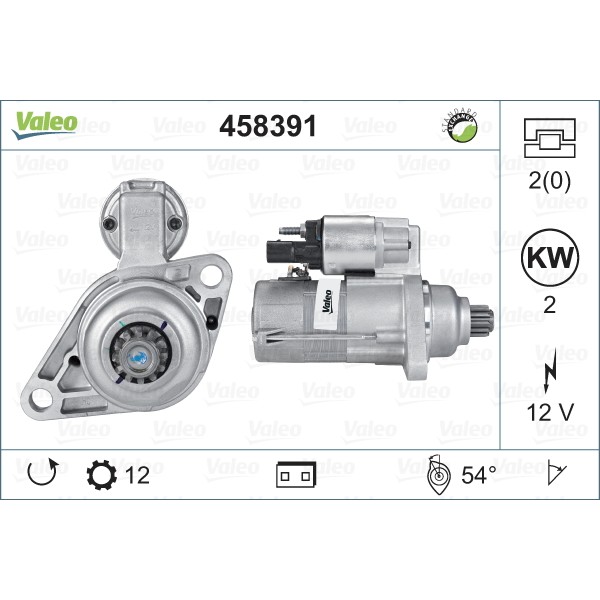 Слика на Анласер VALEO REMANUFACTURED PREMIUM 458391 за Skoda Fabia Hatchback 2006 1.6 TDI - 75 коњи дизел