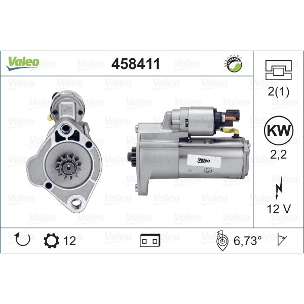 Слика на Анласер VALEO REMANUFACTURED PREMIUM 458411