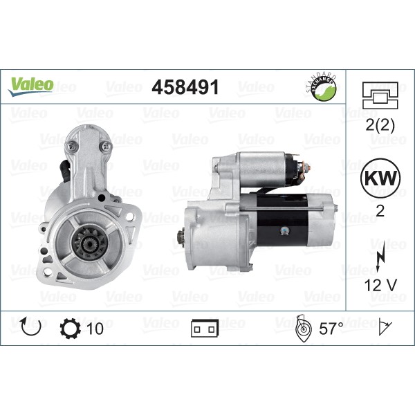 Слика на Анласер VALEO REMANUFACTURED PREMIUM 458491