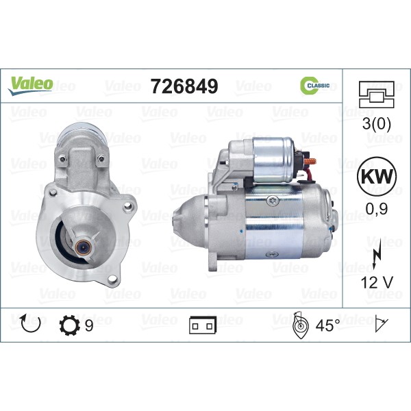 Слика на Анласер VALEO REMANUFACTURED RCB 726849