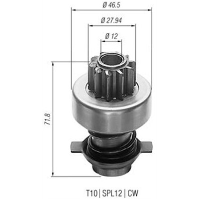 Слика на Бендикс, стартер MAGNETI MARELLI 940113020133