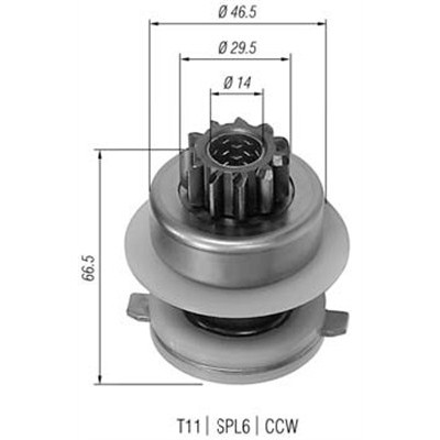 Слика на Бендикс, стартер MAGNETI MARELLI 940113020155