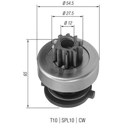 Слика на Бендикс, стартер MAGNETI MARELLI 940113020166