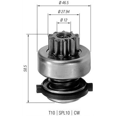 Слика на Бендикс, стартер MAGNETI MARELLI 940113020191