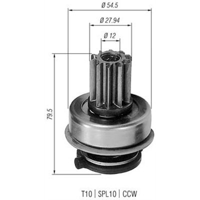 Слика на Бендикс, стартер MAGNETI MARELLI 940113020199