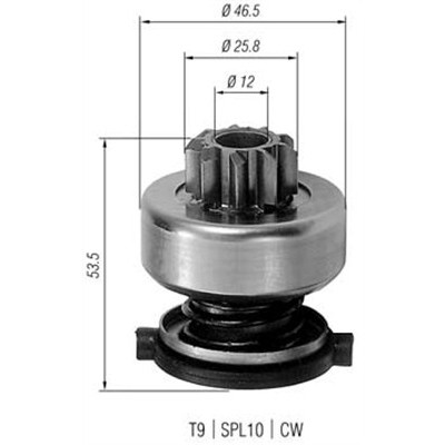 Слика на Бендикс, стартер MAGNETI MARELLI 940113020226