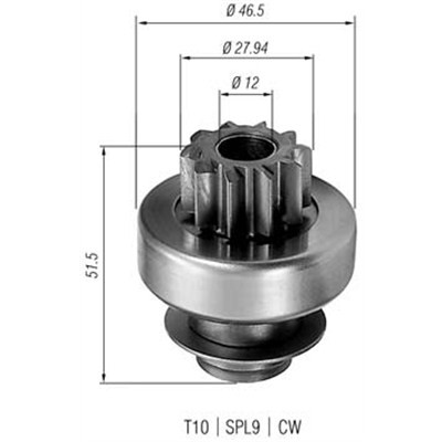 Слика на Бендикс, стартер MAGNETI MARELLI 940113020227