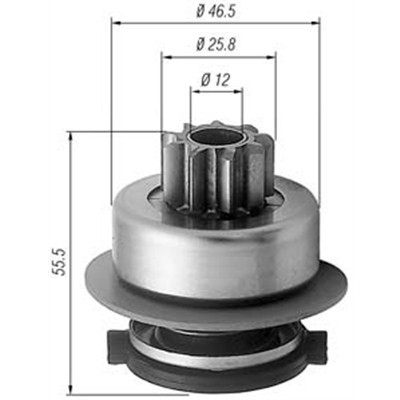 Слика на Бендикс, стартер MAGNETI MARELLI 940113020256