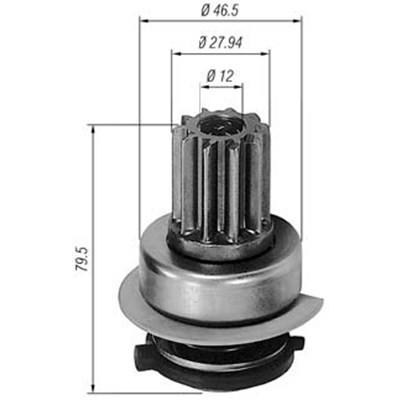 Слика на Бендикс, стартер MAGNETI MARELLI 940113020291