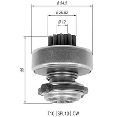 Слика на Бендикс, стартер MAGNETI MARELLI 940113020323