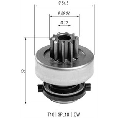 Слика на Бендикс, стартер MAGNETI MARELLI 940113020398