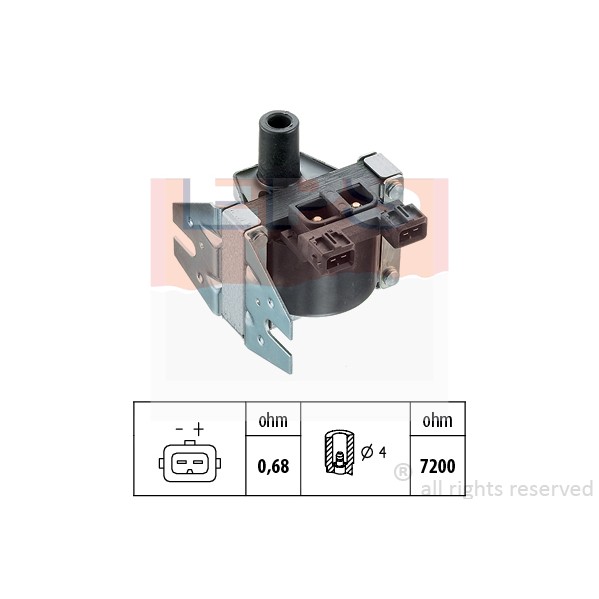 Слика на Бобина EPS Made in Italy - OE Equivalent 1.970.192 за Saab 900 II Hatchback 2.0 i - 131 коњи бензин