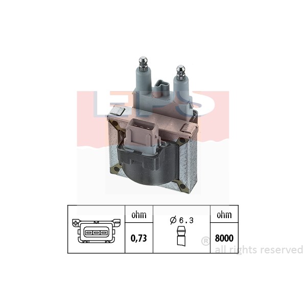 Слика на Бобина EPS Made in Italy - OE Equivalent 1.970.276 за Renault Laguna Nevada (K56) 3.0 (K56R, K565) - 167 коњи бензин