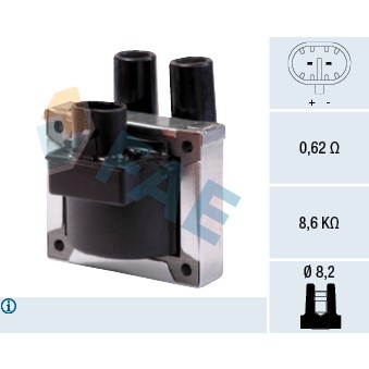 Слика на Бобина FAE 80217 за Lancia Dedra SW (835) 2.0 16V (835ED) - 139 коњи бензин