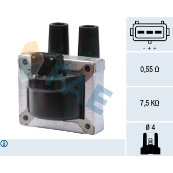 Слика на Бобина FAE 80232 за Seat Marbella (28) 0.9 - 40 коњи бензин