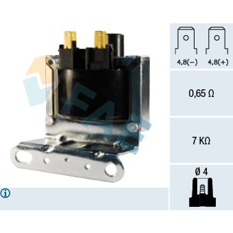 Слика на Бобина FAE 80262 за Citroen Jumpy BOX BS,BT,BY,BZ 1.9 D 70 - 69 коњи дизел