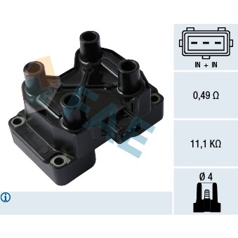 Слика на Бобина FAE 80279 за Lancia Y (840A) 1.4 12V (840AC) - 75 коњи бензин