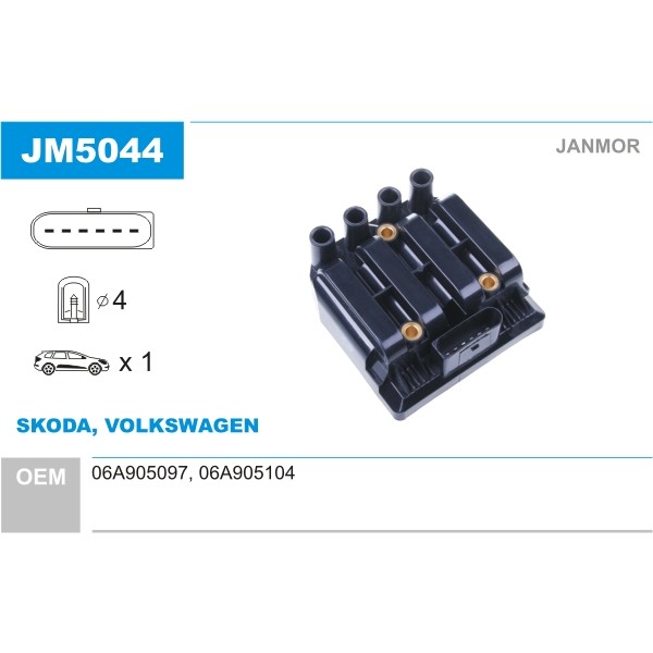 Слика на Бобина JANMOR JM5044