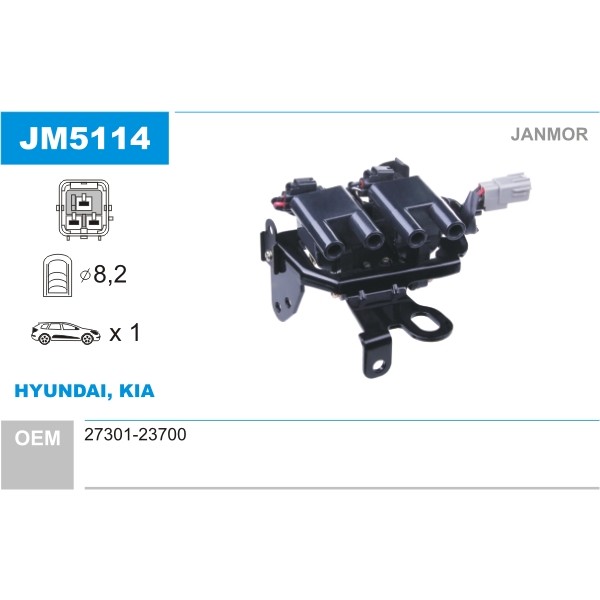 Слика на Бобина JANMOR JM5114