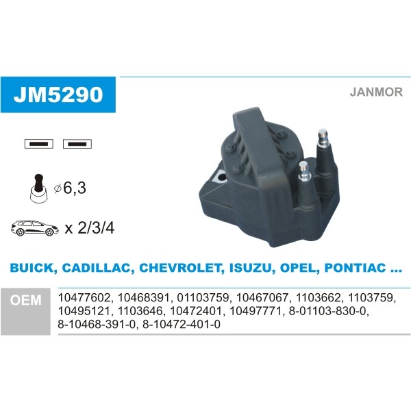 Слика на Бобина JANMOR JM5290