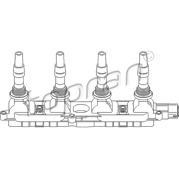 Слика на Бобина TOPRAN 206 643 за Opel Astra H GTC 1.8 - 125 коњи бензин
