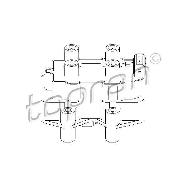 Слика на Бобина TOPRAN 720 313 за Citroen Berlingo BOX M 1.8 i - 90 коњи бензин