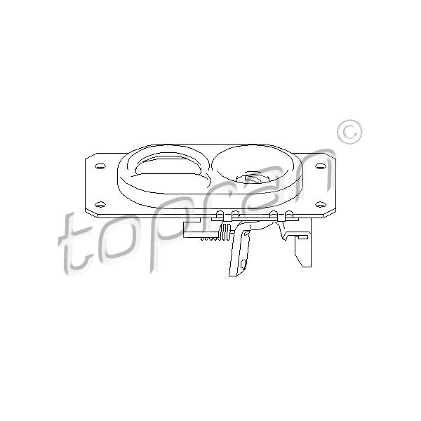 Слика на Брава за хауба TOPRAN 107 406 за Seat Toledo (1L) 1.9 TDI - 90 коњи дизел