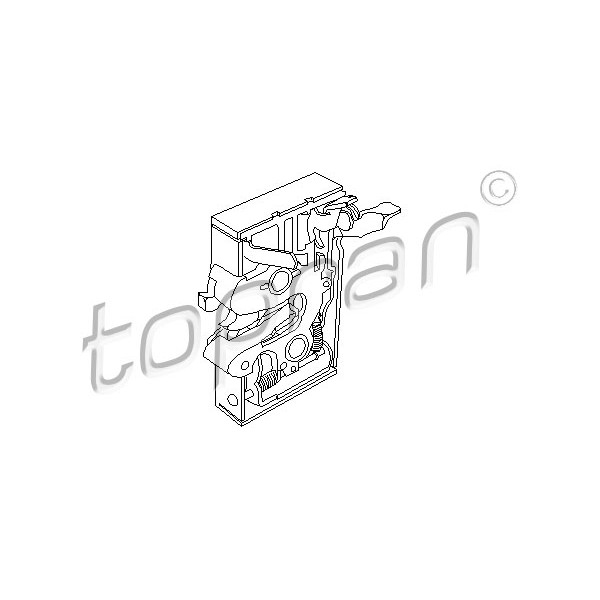 Слика на брава на врата TOPRAN 103 430 за VW Passat 2 Sedan (B2,32b) 2.2 - 115 коњи бензин