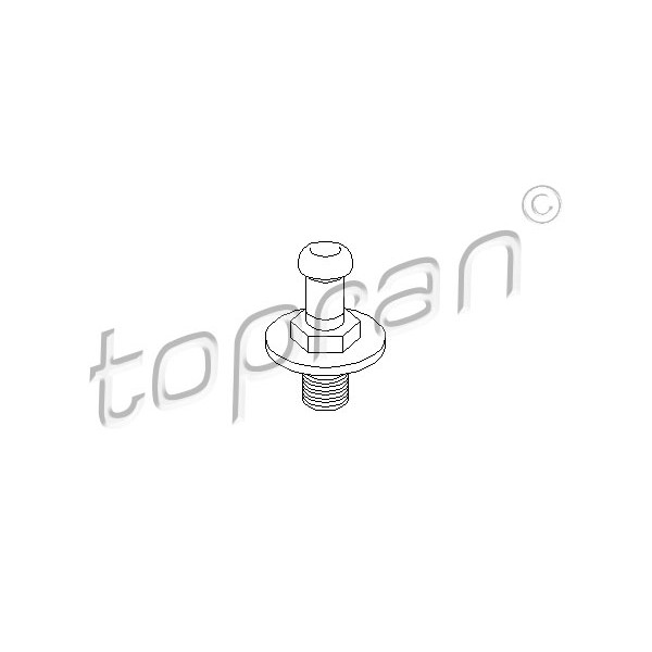 Слика на брава на врата TOPRAN 103 542 за VW Passat 2 (B2,32B) 1.9 - 115 коњи бензин